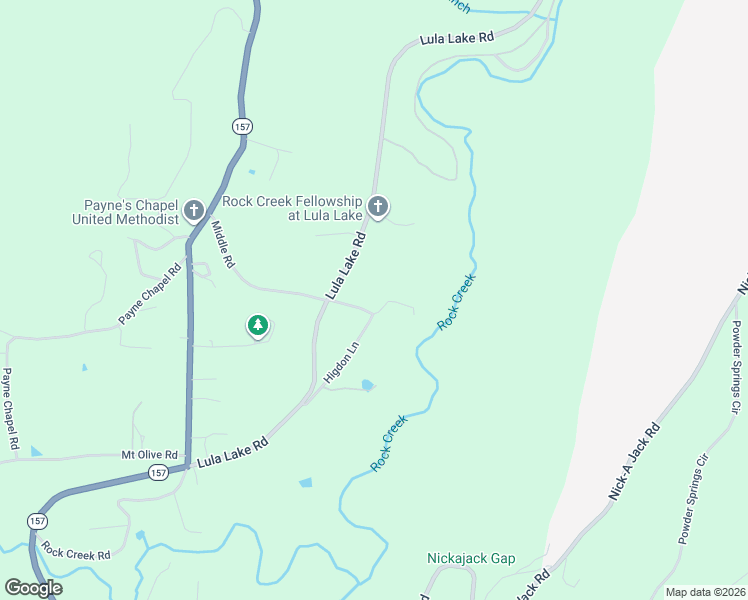 map of restaurants, bars, coffee shops, grocery stores, and more near 525 Middle Road in Lookout Mountain