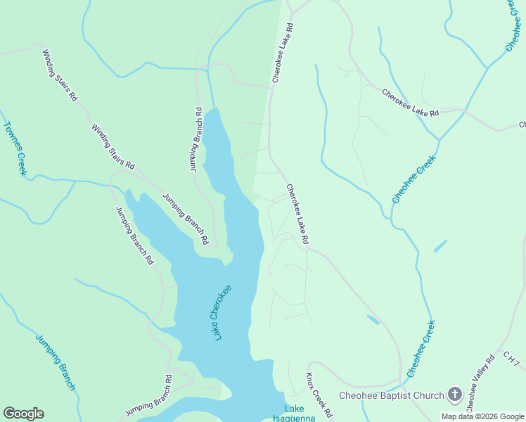 map of restaurants, bars, coffee shops, grocery stores, and more near 407 Robin Way in Tamassee