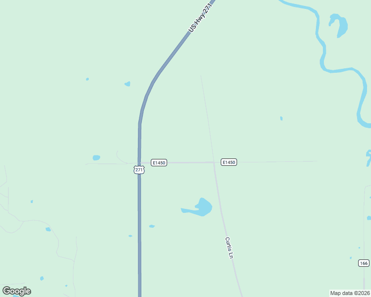 map of restaurants, bars, coffee shops, grocery stores, and more near County Road E1450 in Wister