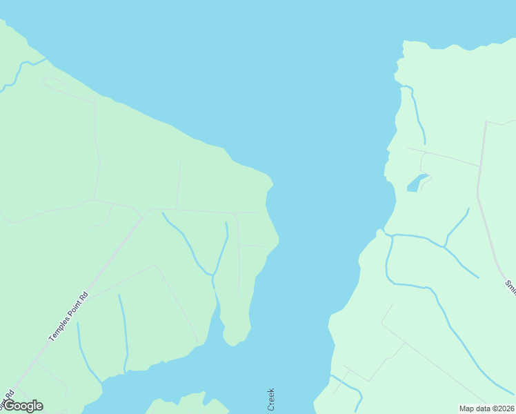 map of restaurants, bars, coffee shops, grocery stores, and more near 2445 Temples Point Road in Havelock