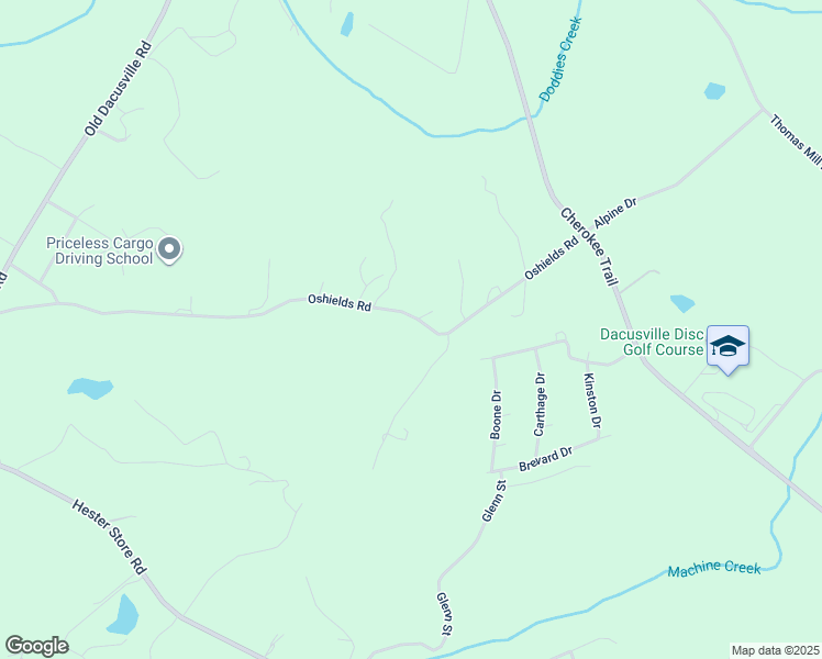 map of restaurants, bars, coffee shops, grocery stores, and more near 211 Oshields Road in Easley