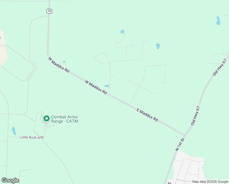 map of restaurants, bars, coffee shops, grocery stores, and more near 110 East Maddox Road in Jacksonville