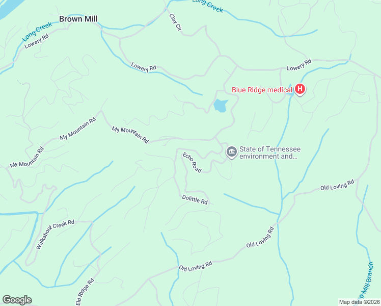 map of restaurants, bars, coffee shops, grocery stores, and more near 234 Blue Ridge Trails in Morganton