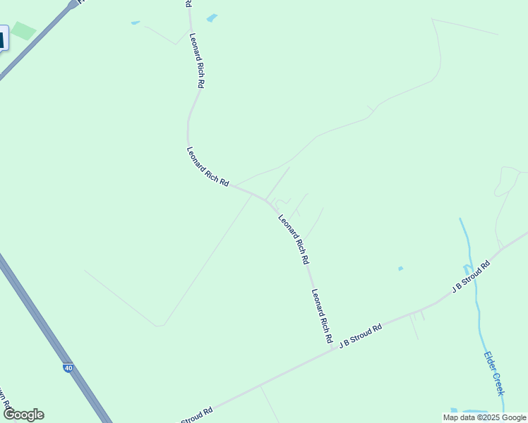 map of restaurants, bars, coffee shops, grocery stores, and more near 410 Leonard Rich Road in Magnolia