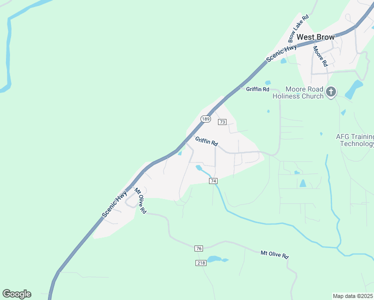 map of restaurants, bars, coffee shops, grocery stores, and more near 9040 Scenic Highway in Lookout Mountain