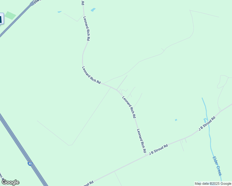 map of restaurants, bars, coffee shops, grocery stores, and more near 410 Leonard Rich Road in Magnolia