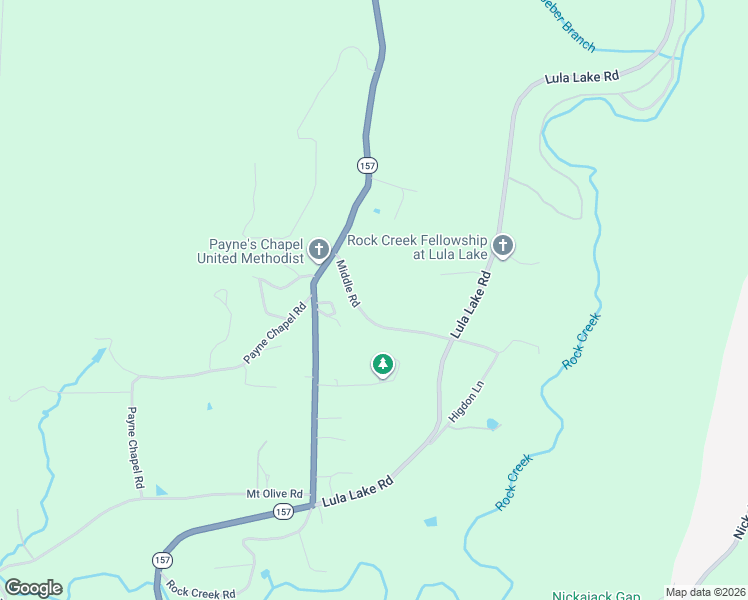 map of restaurants, bars, coffee shops, grocery stores, and more near 193 Middle Road in Lookout Mountain