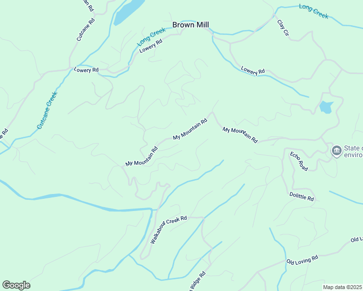 map of restaurants, bars, coffee shops, grocery stores, and more near 1329 My Mountain Road in Morganton
