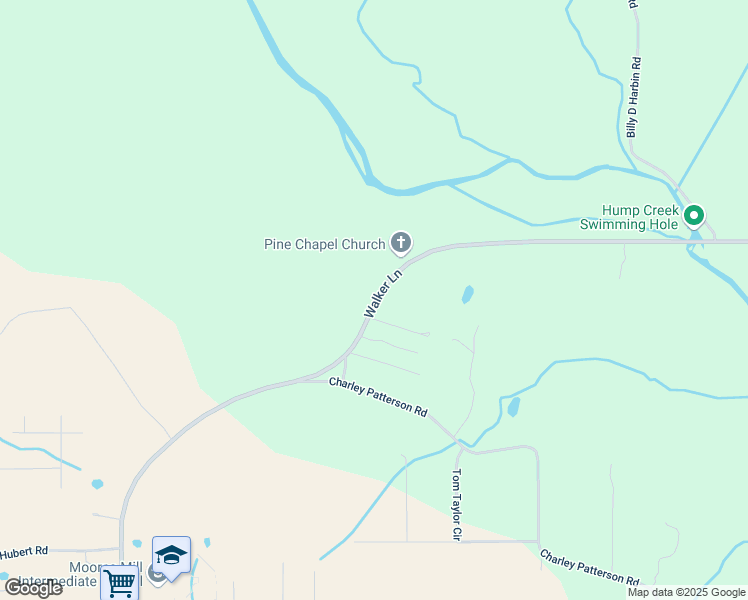 map of restaurants, bars, coffee shops, grocery stores, and more near 1645 Walker Lane in New Market