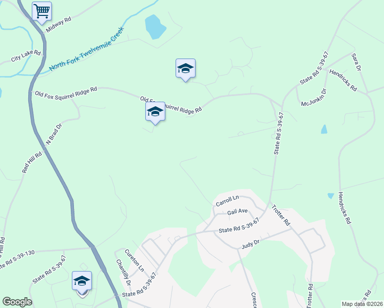 map of restaurants, bars, coffee shops, grocery stores, and more near 170 Squire Avenue in Pickens