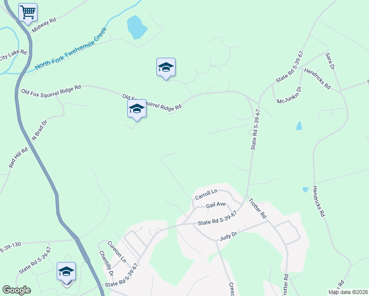 map of restaurants, bars, coffee shops, grocery stores, and more near 170 Squire Avenue in Pickens