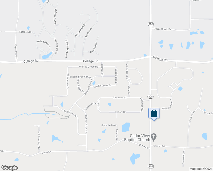 map of restaurants, bars, coffee shops, grocery stores, and more near 8670 Saddle Creek Drive in Olive Branch