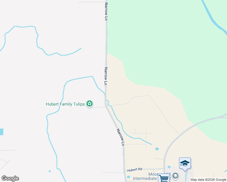 map of restaurants, bars, coffee shops, grocery stores, and more near 503 Narrow Lane in New Market
