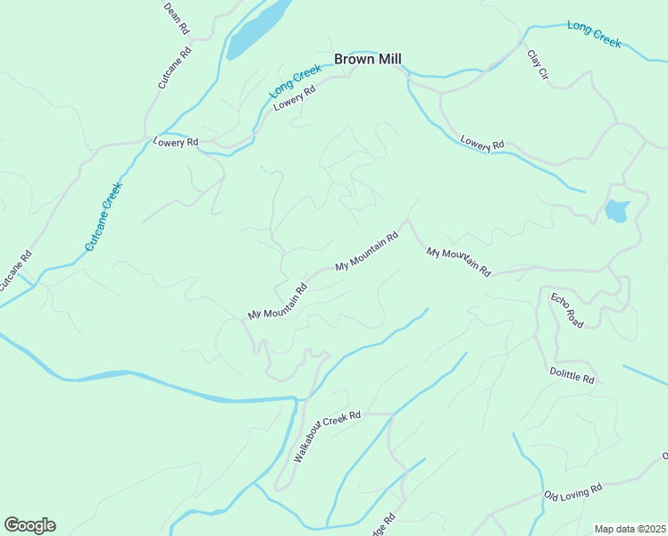 map of restaurants, bars, coffee shops, grocery stores, and more near 1329 My Mountain Road in Morganton