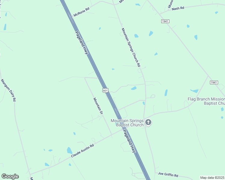 map of restaurants, bars, coffee shops, grocery stores, and more near 3915 Pageland Highway in Monroe