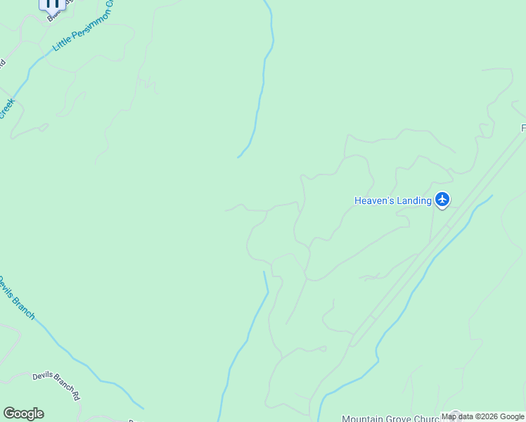 map of restaurants, bars, coffee shops, grocery stores, and more near Robin Olds Drive in Rabun County