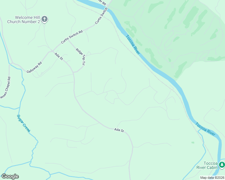 map of restaurants, bars, coffee shops, grocery stores, and more near Anglers Loop in Blue Ridge