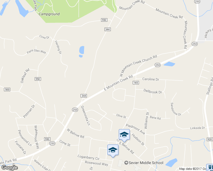 map of restaurants, bars, coffee shops, grocery stores, and more near 204 Biddeford Place in Simpsonville