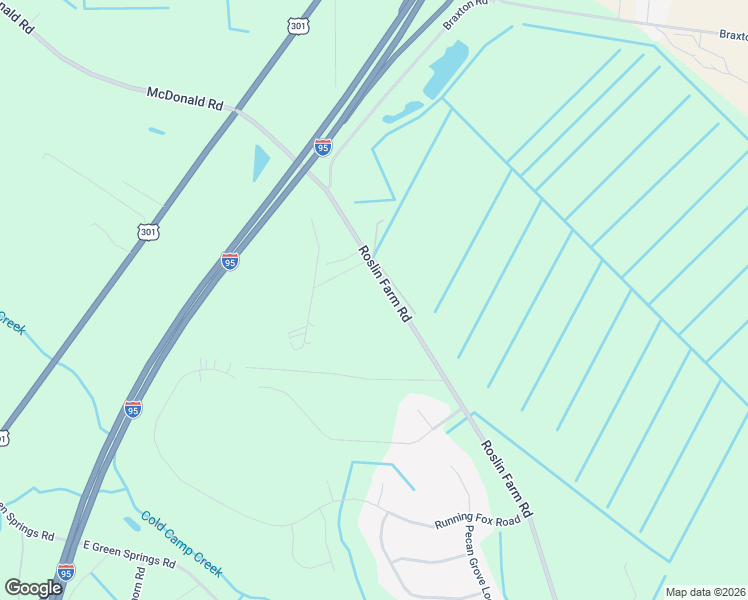 map of restaurants, bars, coffee shops, grocery stores, and more near 6530 Roslin Farm Road in Hope Mills