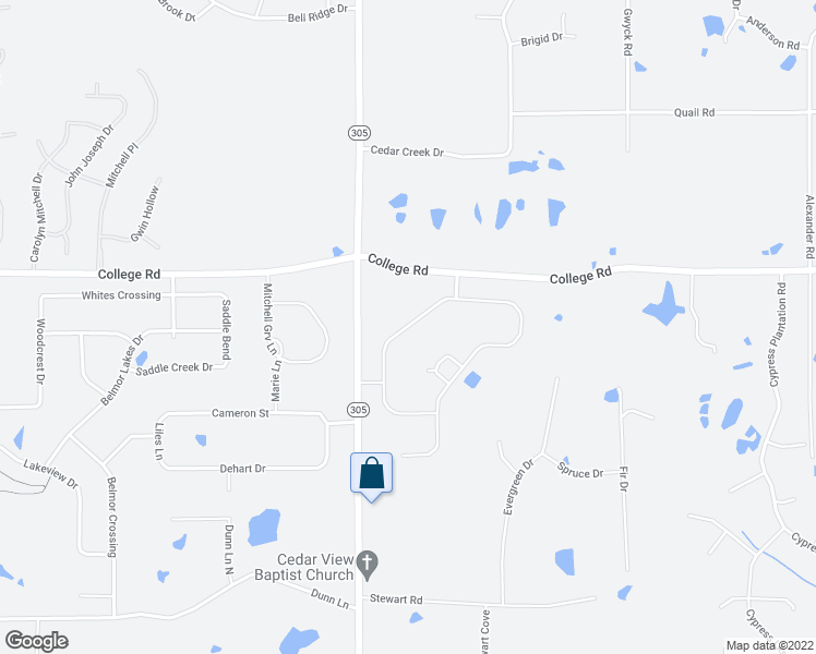 map of restaurants, bars, coffee shops, grocery stores, and more near 9109 Mitchell's Corner Road North in Olive Branch