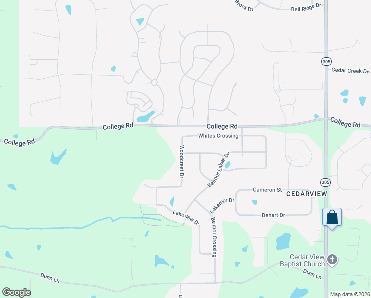 map of restaurants, bars, coffee shops, grocery stores, and more near 8316 Saddle Brook Trail in Olive Branch