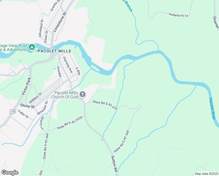 map of restaurants, bars, coffee shops, grocery stores, and more near 190 Graceland Drive in Pacolet