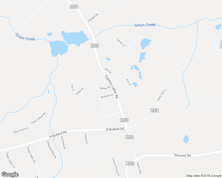 map of restaurants, bars, coffee shops, grocery stores, and more near 2312 Cypress Lakes Road in Hope Mills