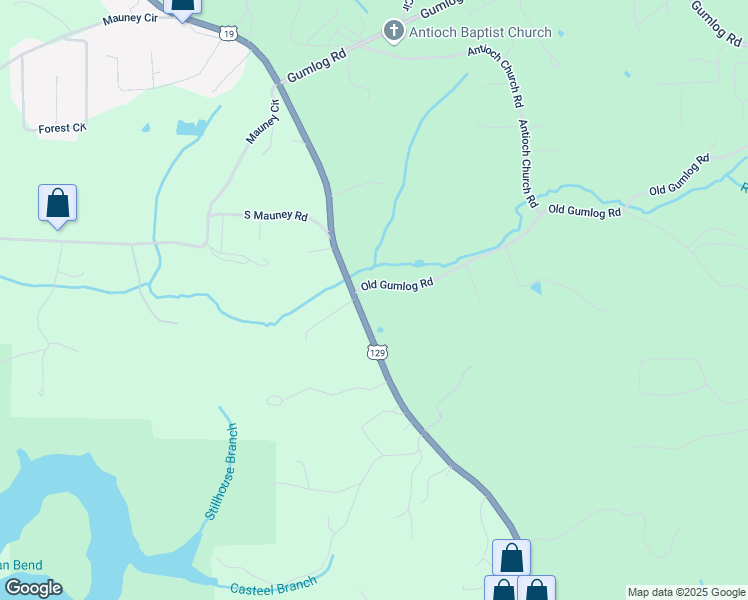 map of restaurants, bars, coffee shops, grocery stores, and more near 4614 Murphy Highway in Blairsville