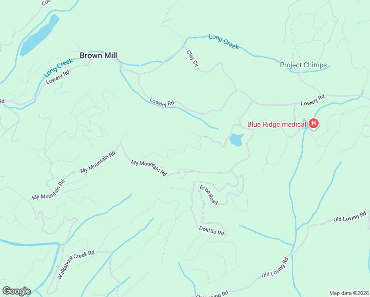 map of restaurants, bars, coffee shops, grocery stores, and more near 427 Turkey Trot Road in Morganton