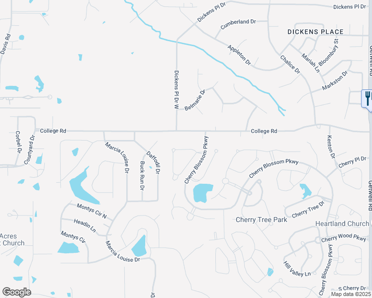 map of restaurants, bars, coffee shops, grocery stores, and more near 2113 Audubon Place in Southaven