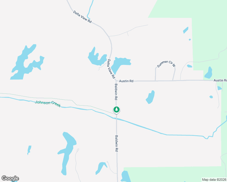 map of restaurants, bars, coffee shops, grocery stores, and more near 3929 Baldwin Road in Lake Cormorant