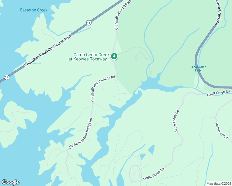 map of restaurants, bars, coffee shops, grocery stores, and more near 103 Nicajack Trail in Sunset