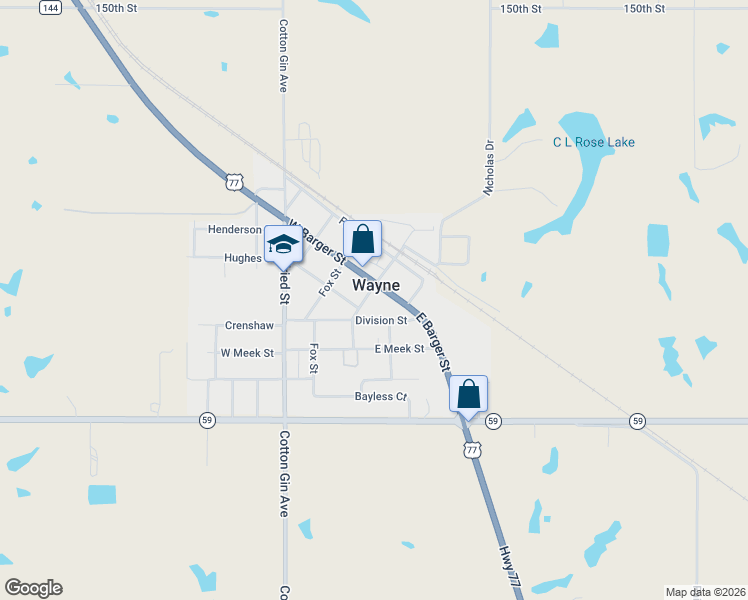 map of restaurants, bars, coffee shops, grocery stores, and more near 108 Division Street in Wayne
