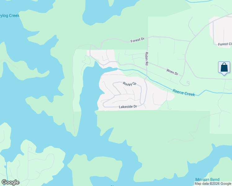 map of restaurants, bars, coffee shops, grocery stores, and more near 4935 Bass Ridge Drive in Blairsville