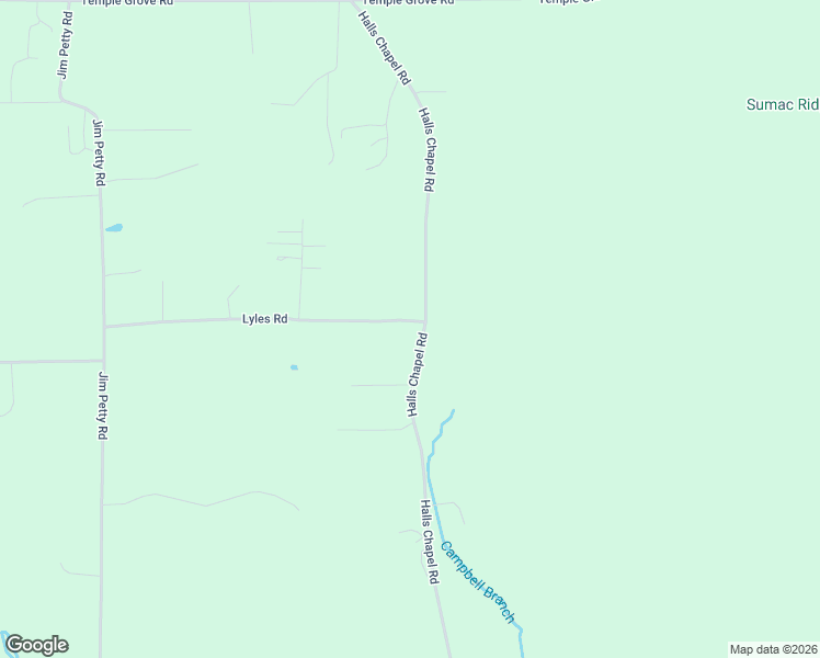 map of restaurants, bars, coffee shops, grocery stores, and more near 2054 Halls Chapel Road in Crandall