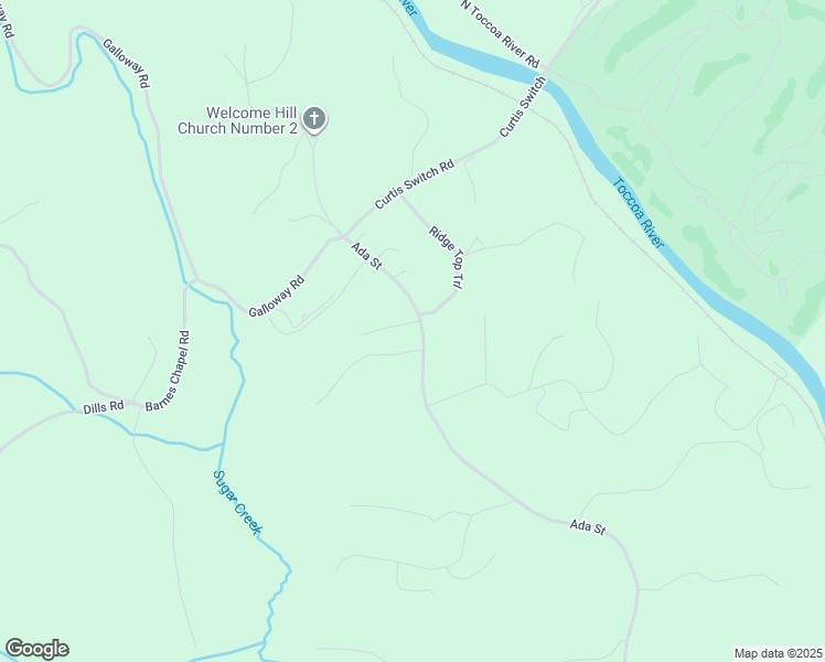 map of restaurants, bars, coffee shops, grocery stores, and more near 25 Shady Grove Lane in Blue Ridge