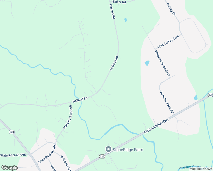 map of restaurants, bars, coffee shops, grocery stores, and more near 1835 Holland Road in Rock Hill