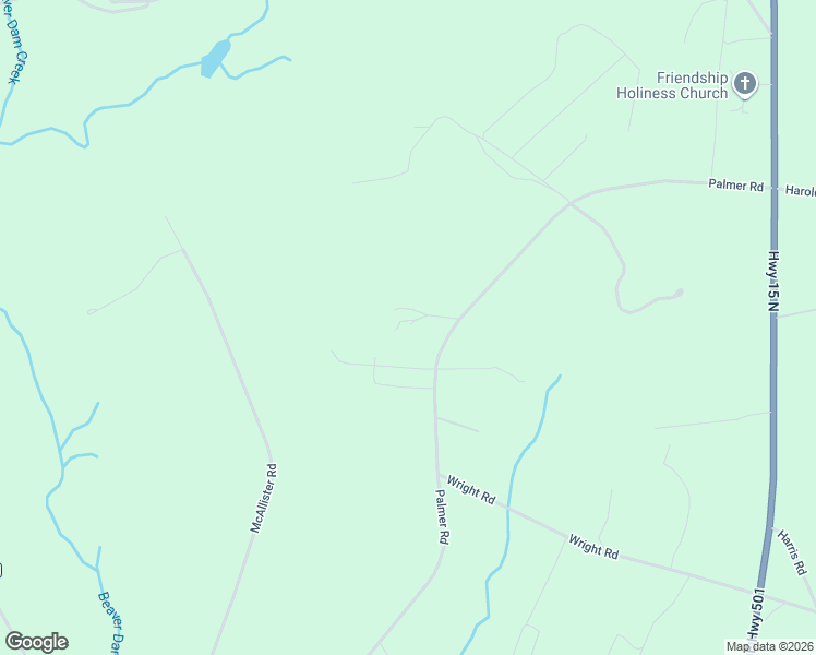 map of restaurants, bars, coffee shops, grocery stores, and more near 16403 Palmer Road in Marston