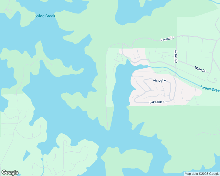 map of restaurants, bars, coffee shops, grocery stores, and more near 5404 Forest Drive in Blairsville