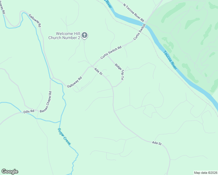 map of restaurants, bars, coffee shops, grocery stores, and more near 4333 Ada Street in Blue Ridge