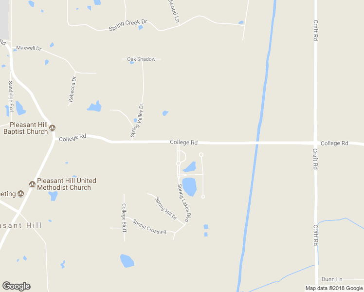 map of restaurants, bars, coffee shops, grocery stores, and more near 3980 Spring Lakes Circle in Olive Branch