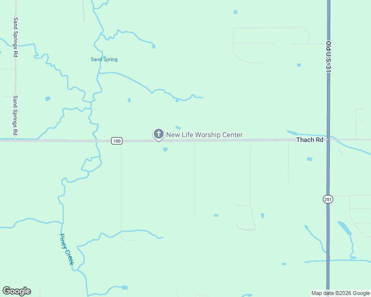 map of restaurants, bars, coffee shops, grocery stores, and more near 27420 Thach Road in Athens