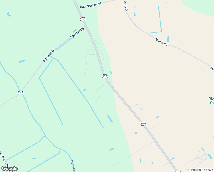 map of restaurants, bars, coffee shops, grocery stores, and more near 10878 North Carolina 210 in Roseboro
