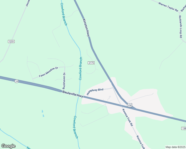 map of restaurants, bars, coffee shops, grocery stores, and more near 313 Shadyrock Path in Richlands