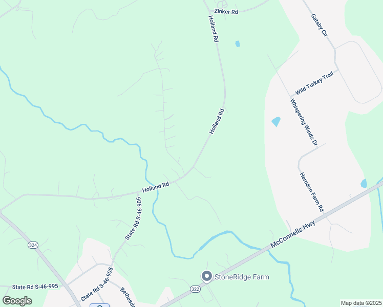map of restaurants, bars, coffee shops, grocery stores, and more near 1835 Holland Road in Rock Hill
