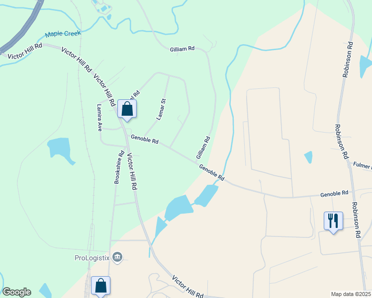 map of restaurants, bars, coffee shops, grocery stores, and more near 163 Genoble Road in Greer