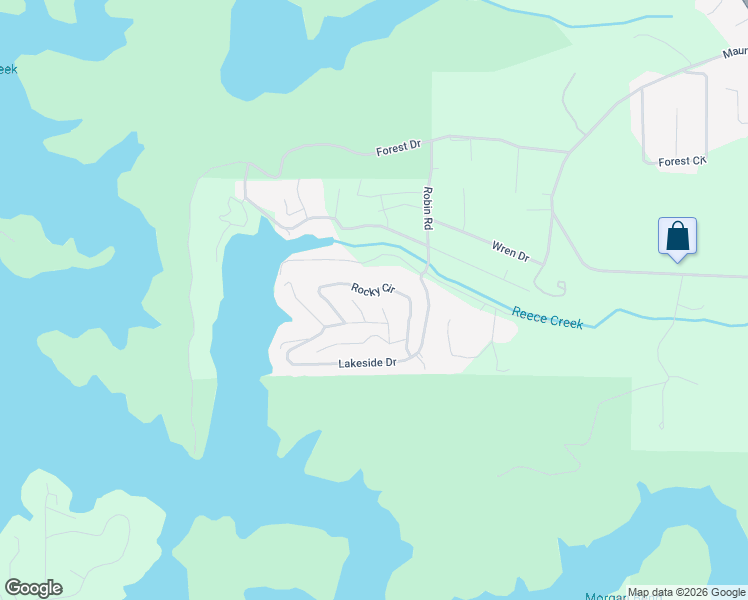 map of restaurants, bars, coffee shops, grocery stores, and more near 249 Rocky Circle in Blairsville