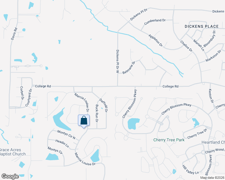 map of restaurants, bars, coffee shops, grocery stores, and more near 3964 Buck Run Drive in Southaven