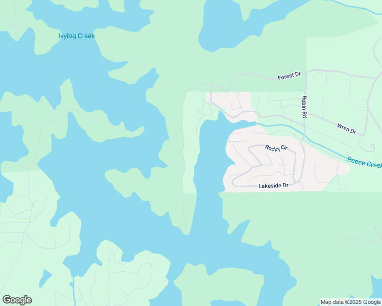 map of restaurants, bars, coffee shops, grocery stores, and more near 5404 Forest Drive in Blairsville