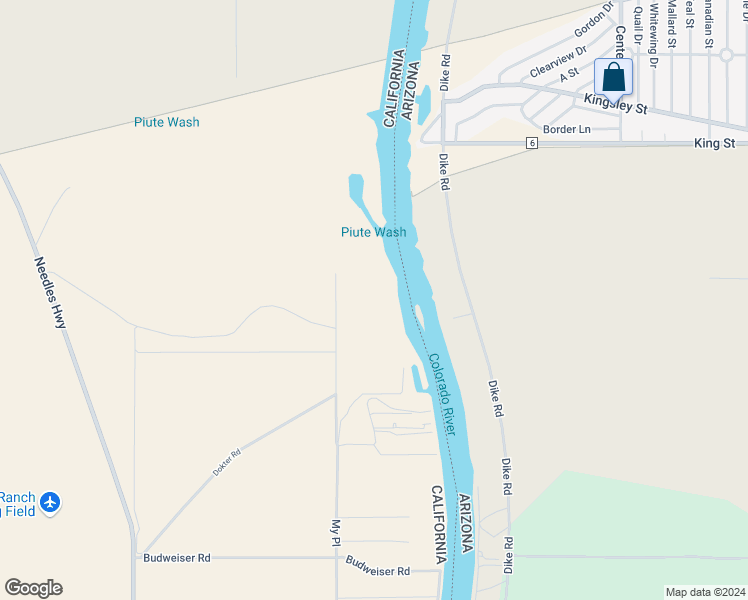 map of restaurants, bars, coffee shops, grocery stores, and more near 4778 My Place in Needles